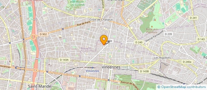 localisation de l'entreprise LAUSRA à VINCENNES