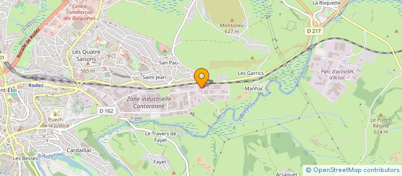 localisation de l'entreprise LAUSSEL ET FAU à ONET-LE-CHATEAU