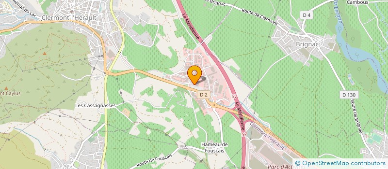 localisation de l'entreprise LAUSSEL FILS CHARCUTIER TRAITEUR à CLERMONT L'HERAULT