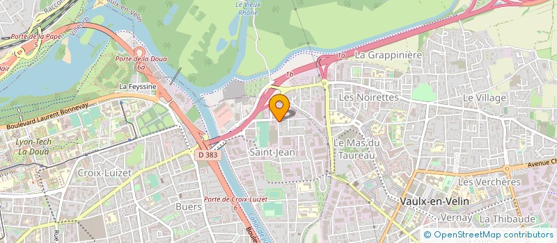 localisation de l'entreprise LAUT à VILLEURBANNE
