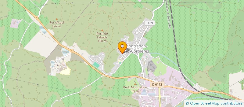 localisation de l'entreprise LAUTAINE  MONTREDON-DES-CORBIERES