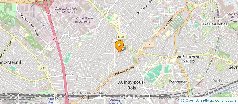localisation de l'entreprise LAUTANE à AULNAY-SOUS-BOIS