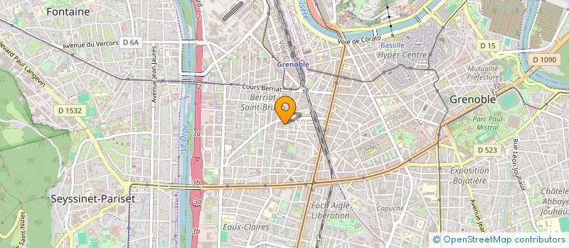 localisation de l'entreprise LAUTARET CYCLING  GRENOBLE