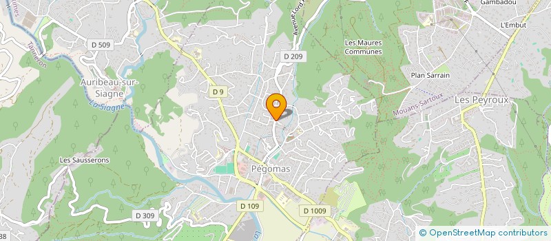 localisation de l'entreprise LAUTARO  PEGOMAS