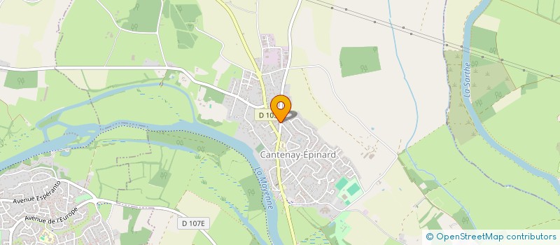 localisation de l'entreprise LAUTEL  CANTENAY-EPINARD