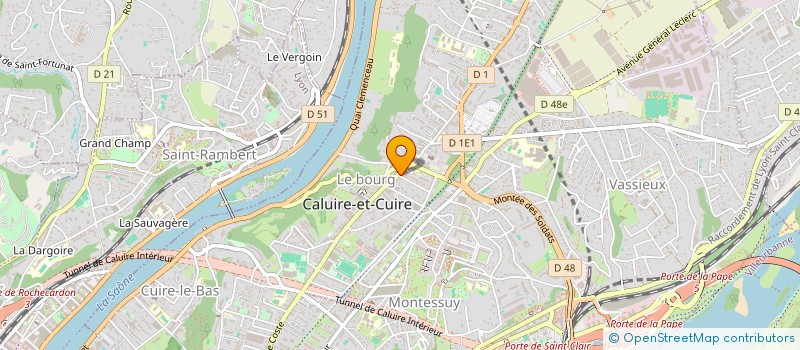 localisation de l'entreprise LAUTH à CALUIRE-ET-CUIRE