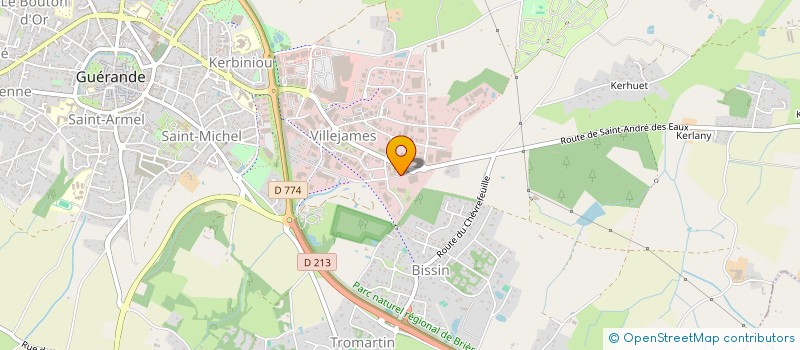 localisation de l'entreprise LAUTHAMAH  GUERANDE