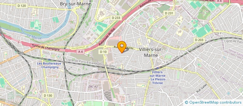localisation de l'entreprise LAUTHEOR  VILLIERS-SUR-MARNE