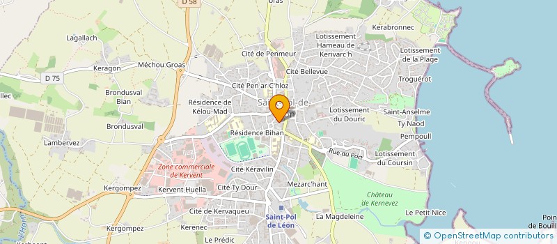 localisation de l'entreprise LAUTHIER  SAINT-POL-DE-LEON