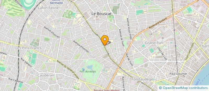 localisation de l'entreprise LAUTHIGUMA  LE BOUSCAT