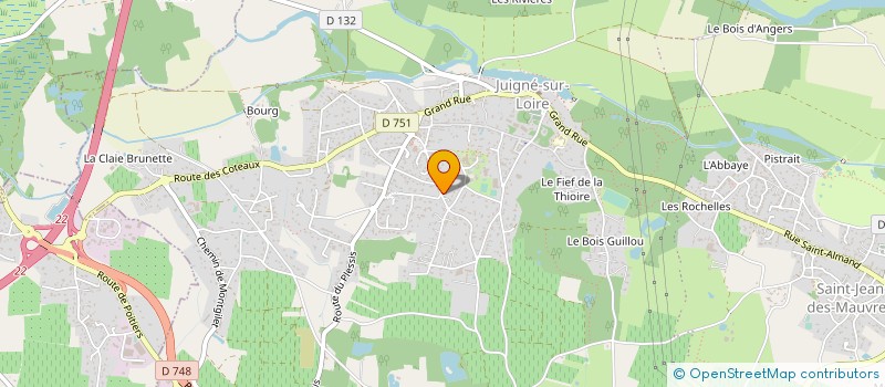 localisation de l'entreprise LAUTHIS à LES GARENNES SUR LOIRE