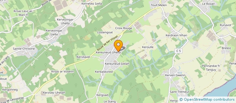 localisation de l'entreprise LAUTHO  PLOUGASTEL-DAOULAS