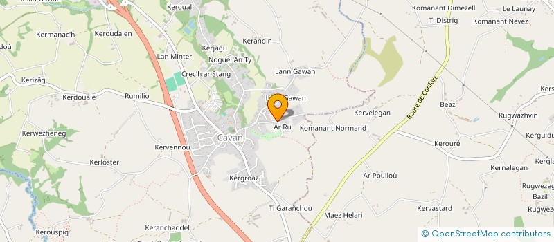 localisation de l'entreprise LAUTICALL à CAVAN