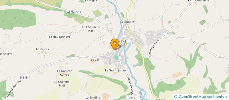 localisation de l'entreprise LAUTOUR LEBAUDY à LONLAY-L'ABBAYE