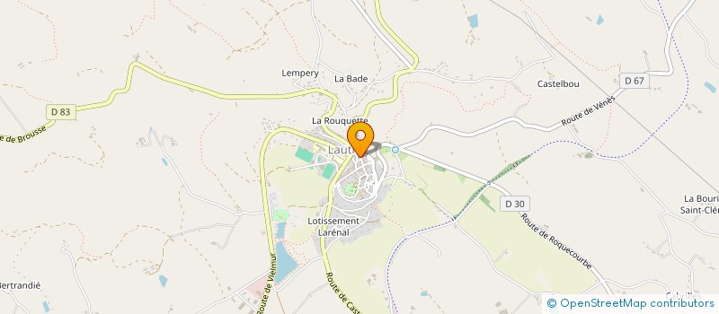 localisation de l'entreprise LAUTREC SPORT NATURE  LAUTREC