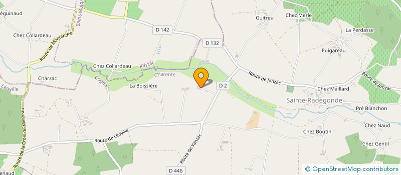 localisation de l'entreprise LAUTRET à REIGNAC