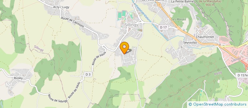 localisation de l'entreprise LAUTRIAME  SILLINGY