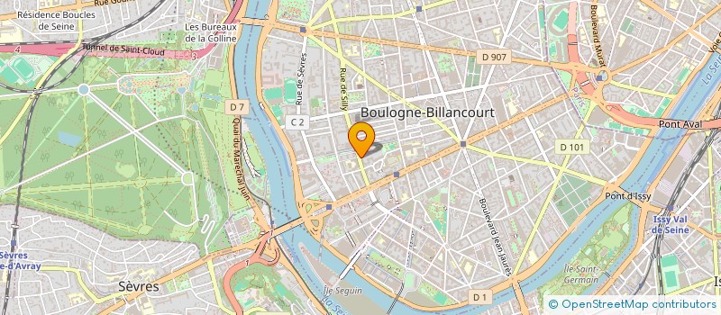 localisation de l'entreprise LAUVA à BOULOGNE-BILLANCOURT