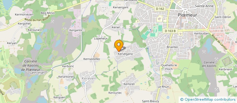 localisation de l'entreprise LAUVAC à PLOEMEUR