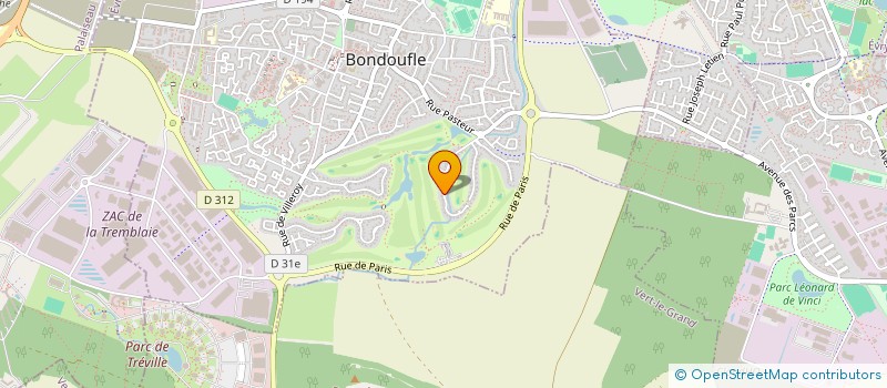 localisation de l'entreprise LAUVAL à BONDOUFLE