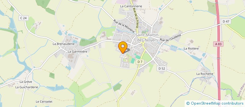 localisation de l'entreprise LAUVAL à L' OIE