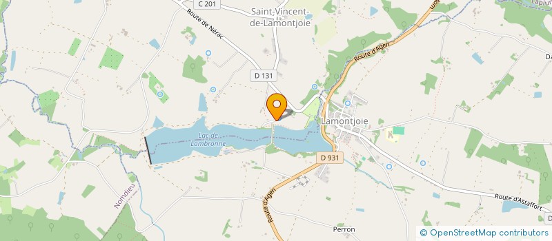 localisation de l'entreprise LAUVAN  SAINT-VINCENT-DE-LAMONTJOIE