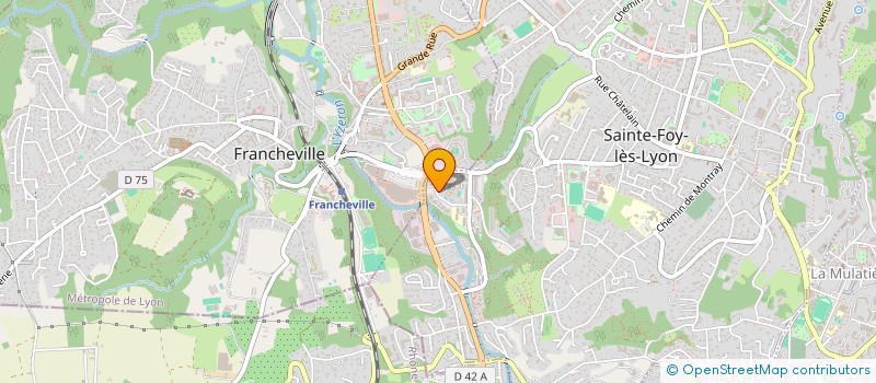 localisation de l'entreprise LAUVE  SAINTE-FOY-LES-LYON