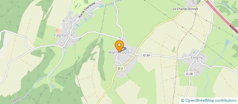 localisation de l'entreprise LAUVEAU  WARNECOURT