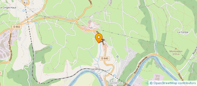 localisation de l'entreprise LAUVIA  CAPDENAC