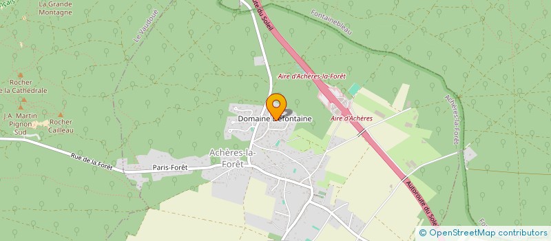 localisation de l'entreprise LAUVIAH  ACHERES-LA-FORET