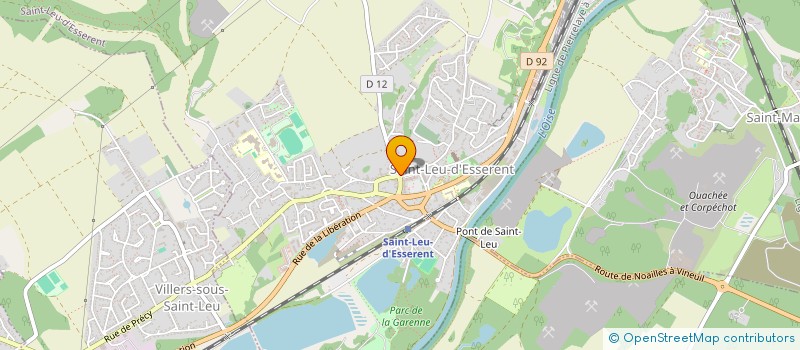 localisation de l'entreprise LAUVIN  SAINT-LEU-D'ESSERENT