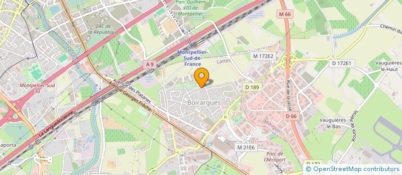 localisation de l'entreprise LAUVIR AXELANA à LATTES