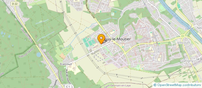 localisation de l'entreprise LAUVY INDUSTRY  JOUY-LE-MOUTIER