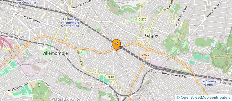 localisation de l'entreprise LAUXERROIS à VILLEMOMBLE