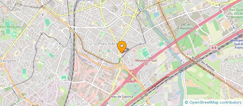 localisation de l'entreprise LAUZANA à MONTPELLIER