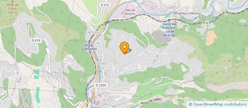 localisation de l'entreprise LAUZANA  DRAP