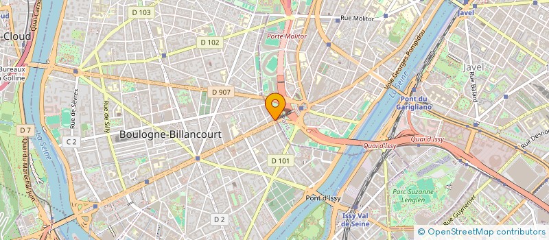 localisation de l'entreprise LAUZANNE CONSULTING à BOULOGNE-BILLANCOURT