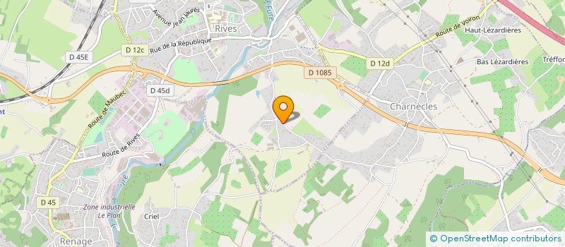 localisation de l'entreprise LAUZELYNE  CHARNECLES