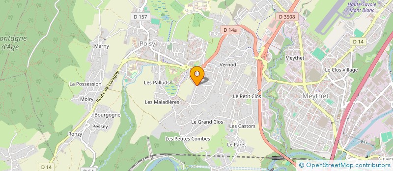 localisation de l'entreprise LAUZIER CONSULTING  POISY