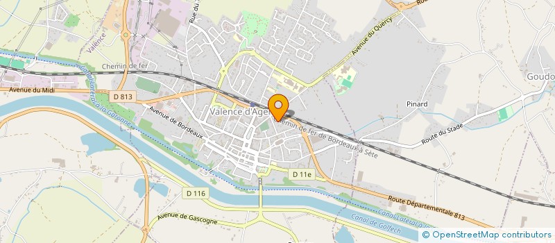 localisation de l'entreprise LAUZIN IMMO à BIARRITZ