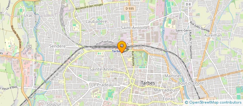 localisation de l'entreprise LAUZIN IMMOBILIER  TARBES