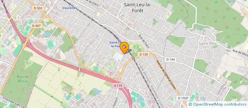localisation de l'entreprise LAUZO à SAINT-LEU-LA-FORET