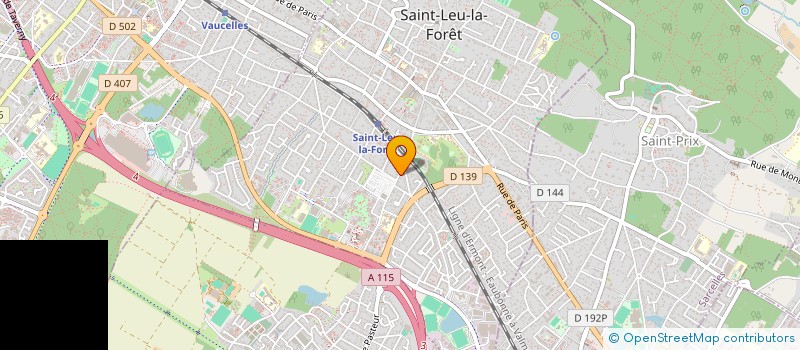 localisation de l'entreprise LAUZO IMMO  SAINT-LEU-LA-FORET