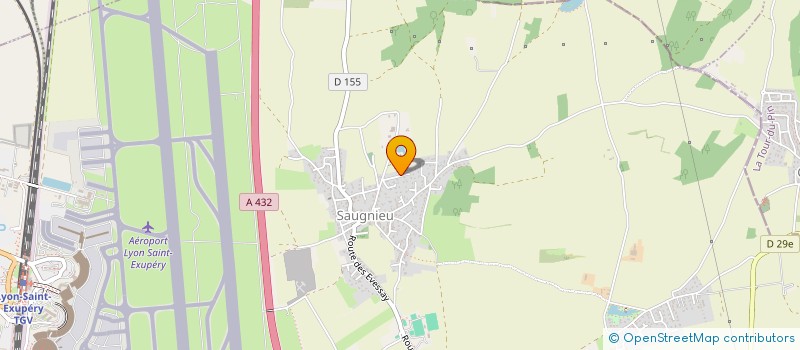 localisation de l'entreprise LAUZON  COLOMBIER-SAUGNIEU