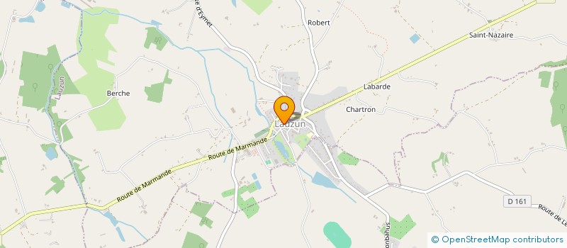 localisation de l'entreprise LAUZUN EN MUSIQUES  LAUZUN