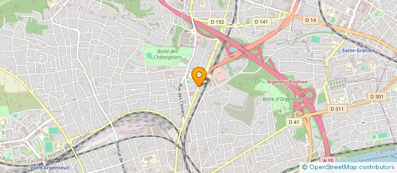 localisation de l'entreprise LAV'2 A MAINTENANCE à ARGENTEUIL