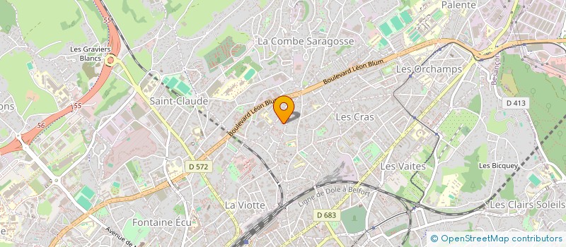 localisation de l'entreprise LAV'25 à BESANCON