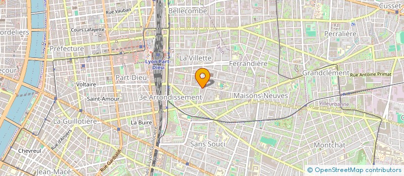 localisation de l'entreprise LAV'25  LYON