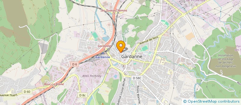 localisation de l'entreprise LAV'AIX à GARDANNE