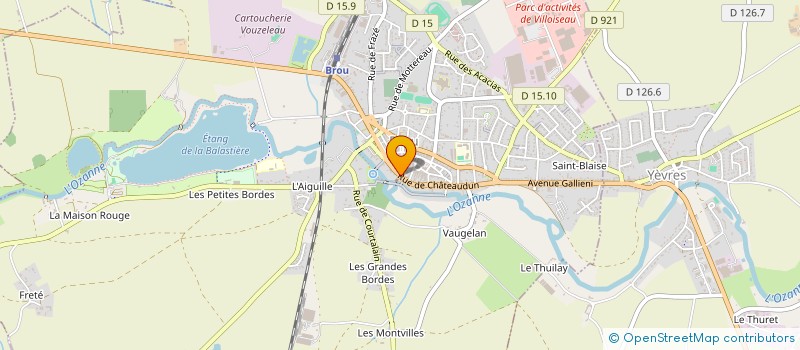 localisation de l'entreprise LAV'AUTO 28 à YEVRES